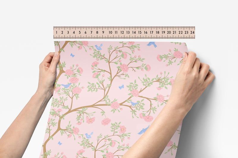 Peel & Stick Wallpaper | Chinoiserie Garden