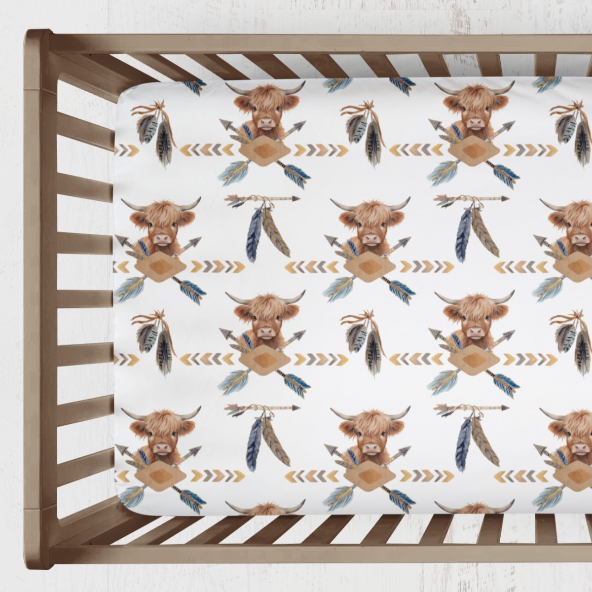 Blue Highland Cow Nursery Collection - Nursery Collection