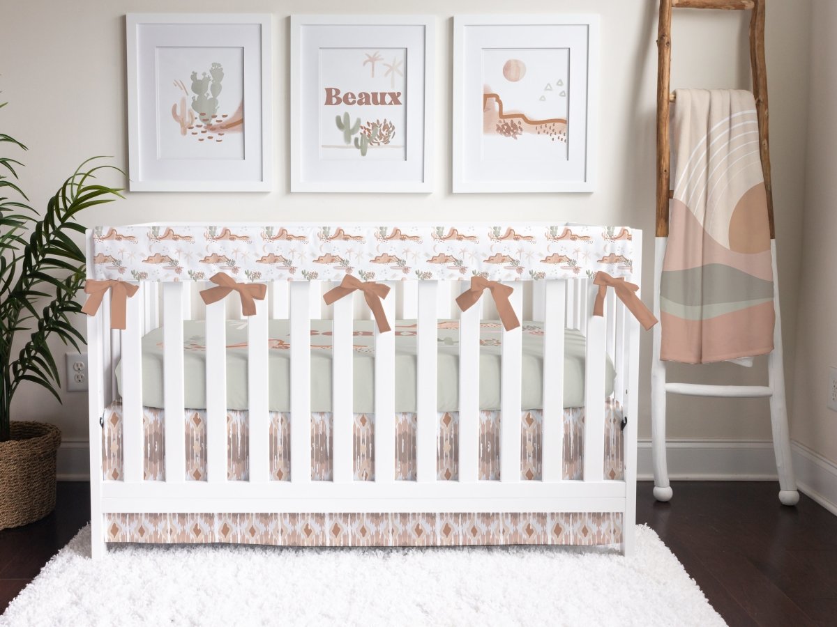 Boho Desert Crib Bedding - Boho Desert, gender_boy, text