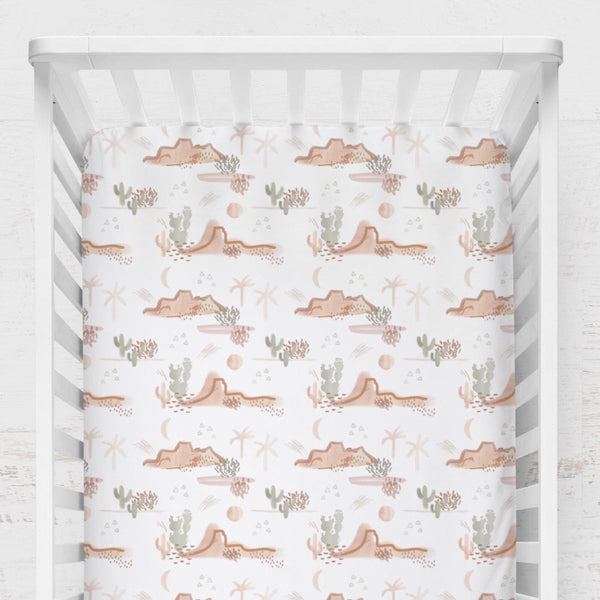 Boho Desert Crib Sheet - gender_boy, Theme_Boho, Theme_Southwestern