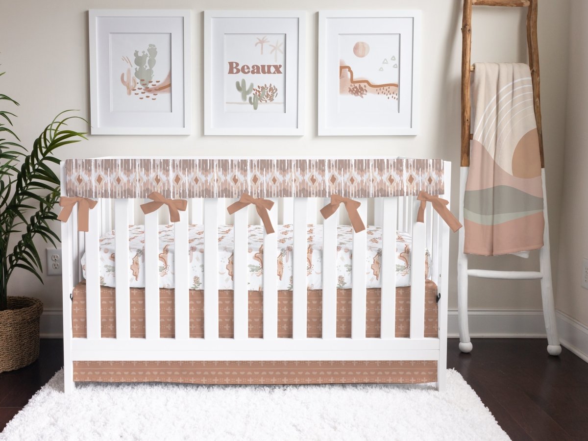 Boho Desert Mudcloth Crib Bedding - Boho Desert, gender_boy, Theme_Boho