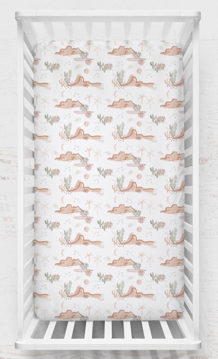 Boho Desert Mudcloth Crib Bedding - Boho Desert, gender_boy, Theme_Boho