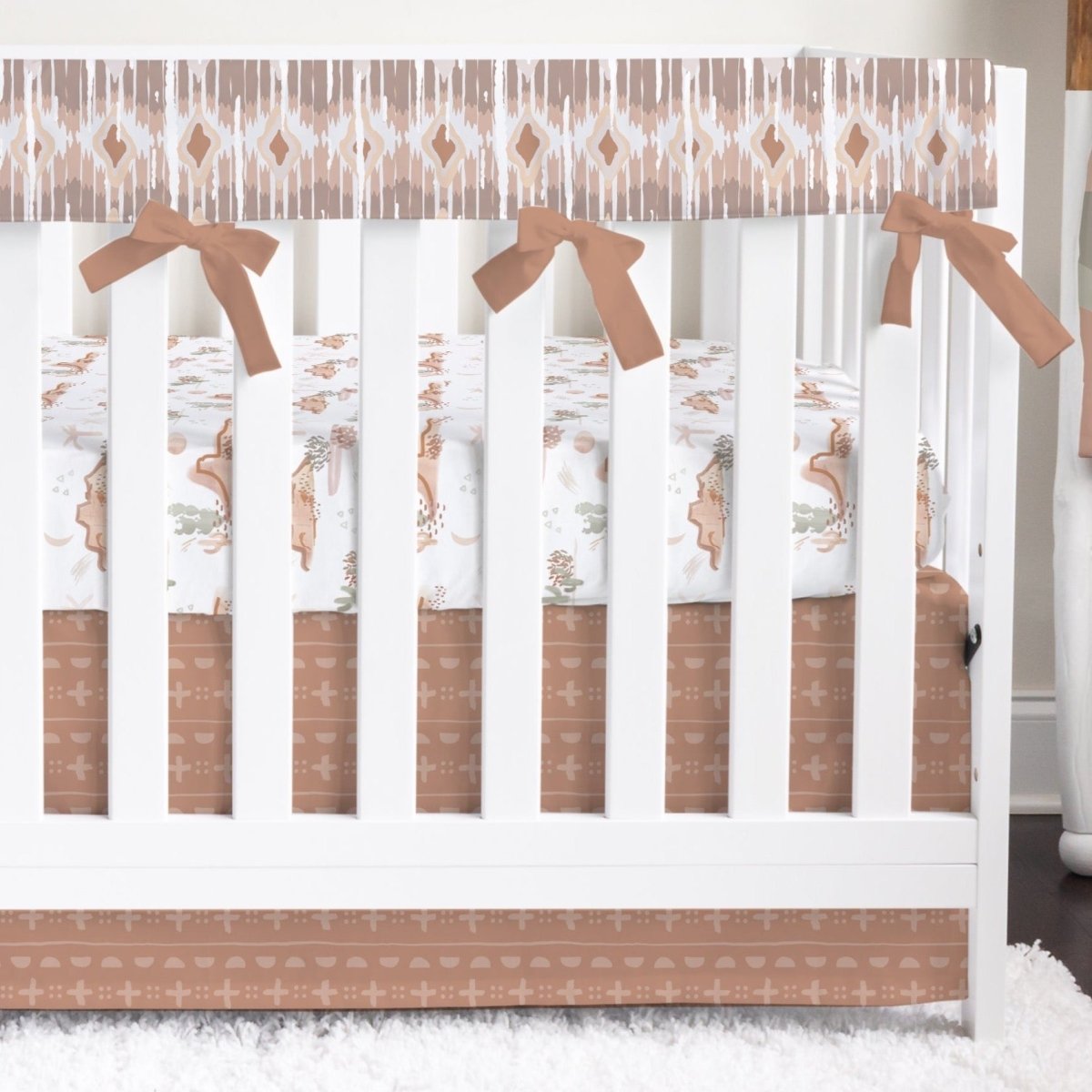 Boho Desert Mudcloth Crib Bedding - Boho Desert, gender_boy, Theme_Boho
