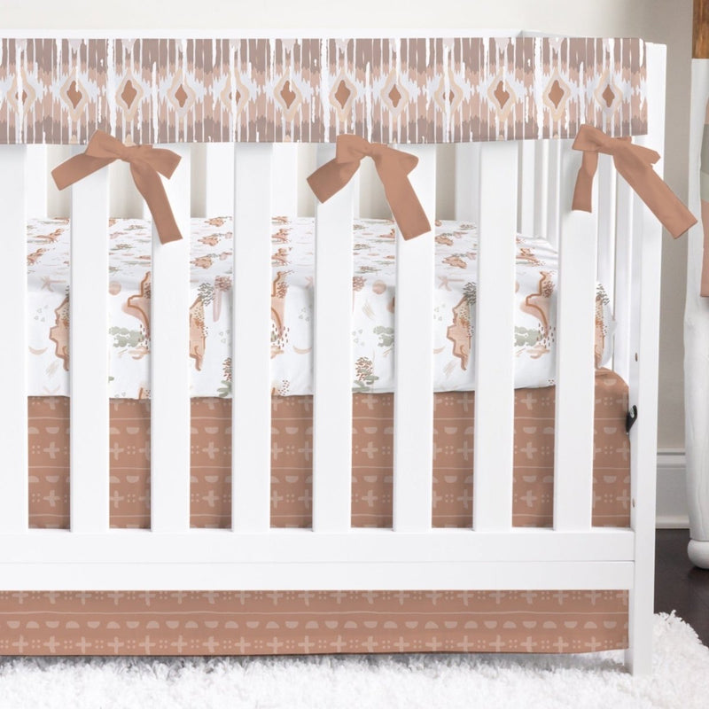Boho Desert Mudcloth Crib Bedding - Boho Desert, gender_boy, Theme_Boho
