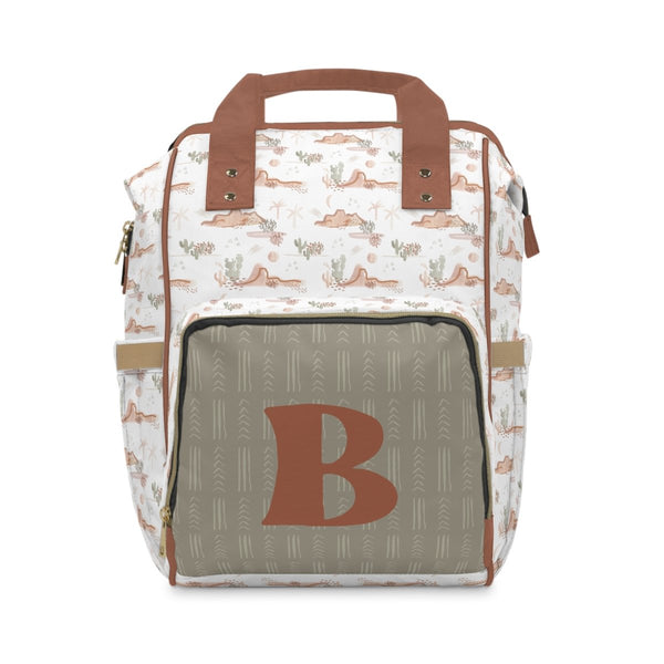 Boho Desert Personalized Backpack Diaper Bag - Boho Desert, gender_boy, text