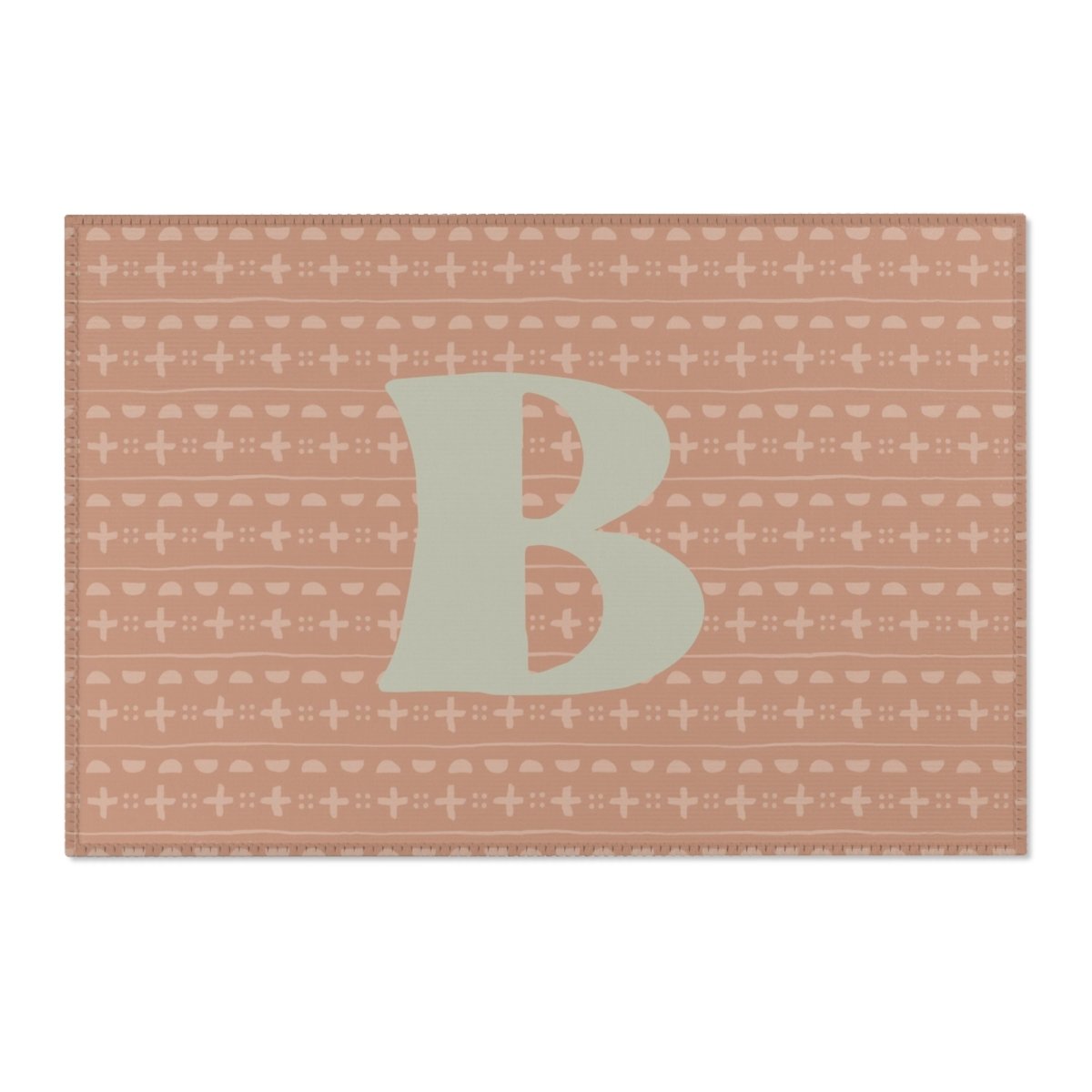 Boho Desert Personalized Nursery Rug - Boho Desert, gender_boy, text