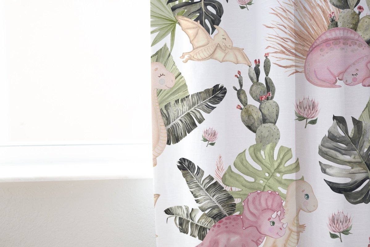 Boho Dino Curtain Panel