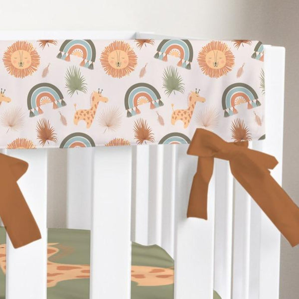 Boho Jungle Crib Rail Guards - Boho Jungle, gender_boy, gender_neutral