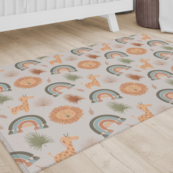 Boho Jungle Nursery Rug - Boho Jungle, gender_boy, gender_neutral