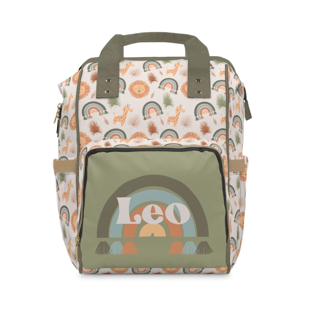 Boho Jungle Personalized Backpack Diaper Bag - Boho Jungle, gender_boy, gender_neutral