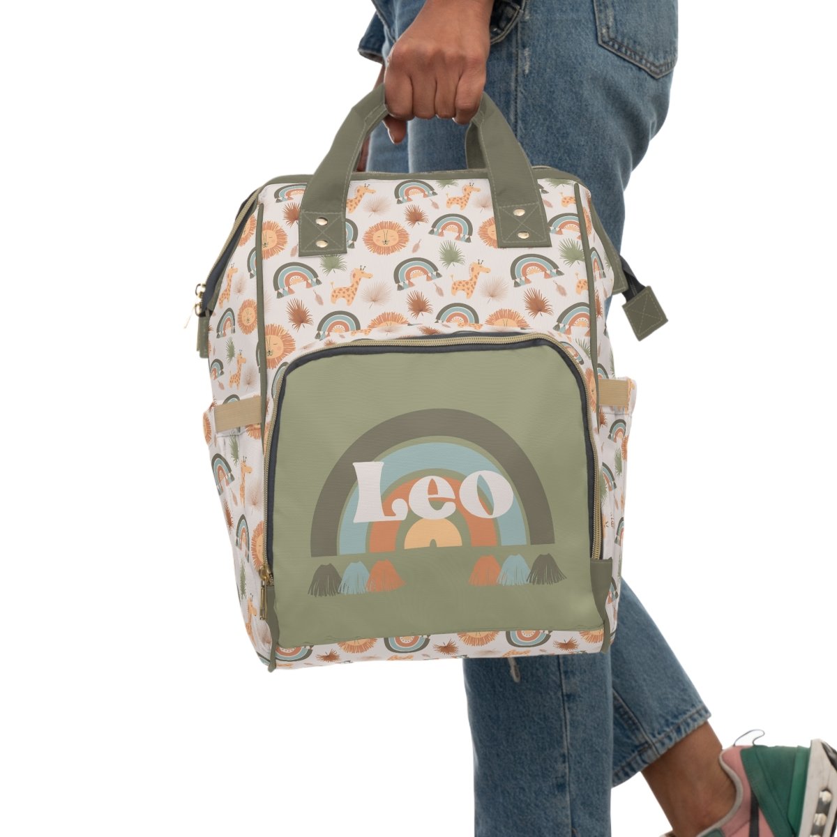 Boho Jungle Personalized Backpack Diaper Bag - Boho Jungle, gender_boy, gender_neutral