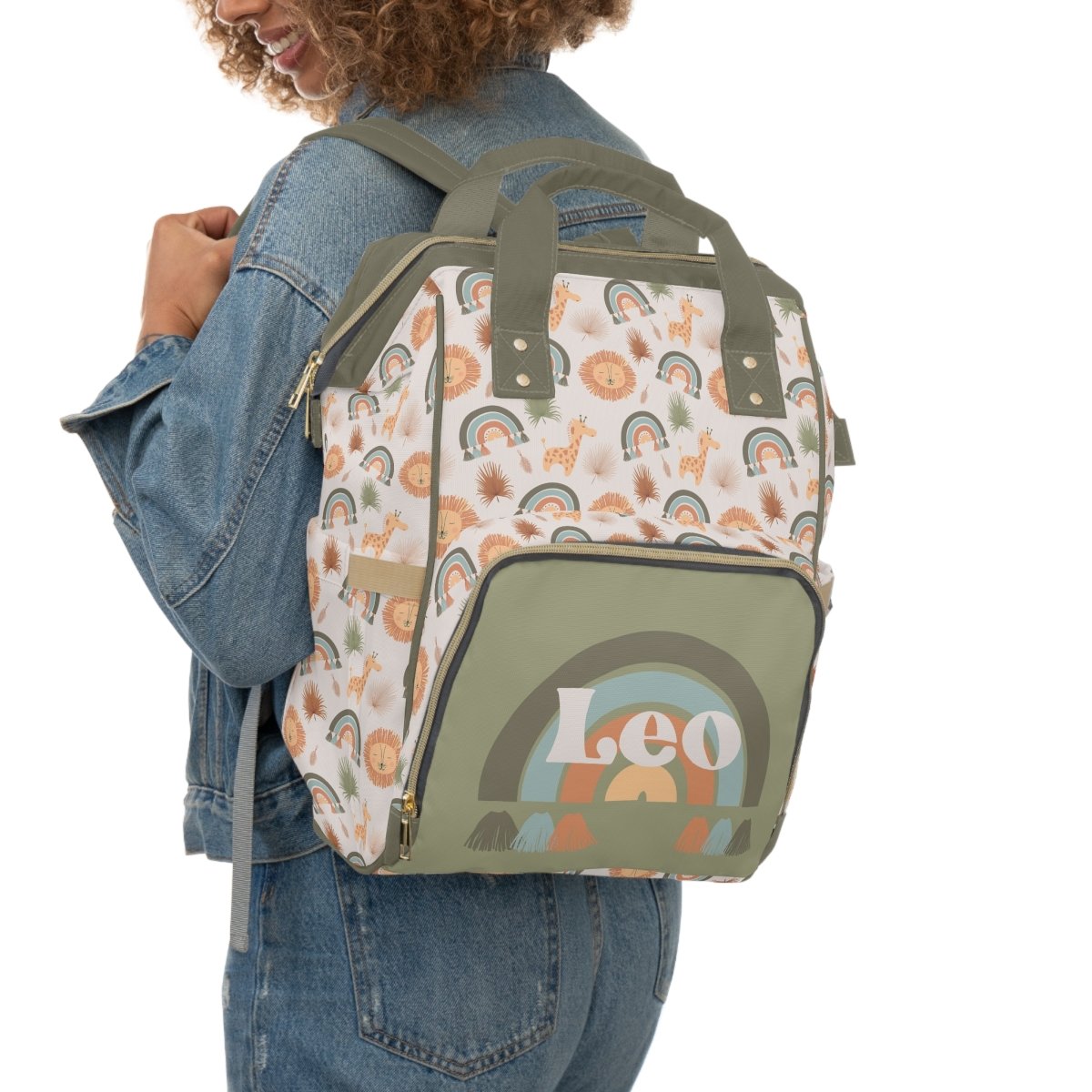 Boho Jungle Personalized Backpack Diaper Bag - Boho Jungle, gender_boy, gender_neutral