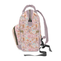 Boho Mermaids Personalized Backpack Diaper Bag - Boho Mermaids, gender_girl, text