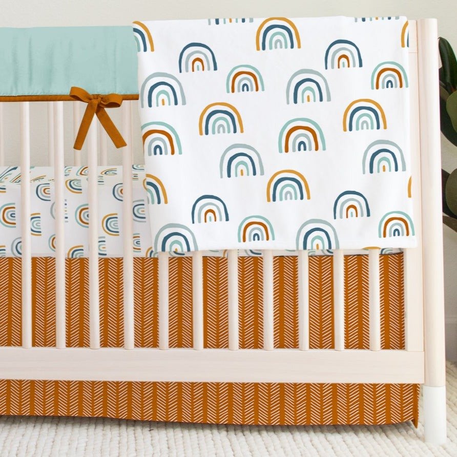 Boho Rainbow Crib Bedding - Boho Rainbow, gender_boy, gender_neutral