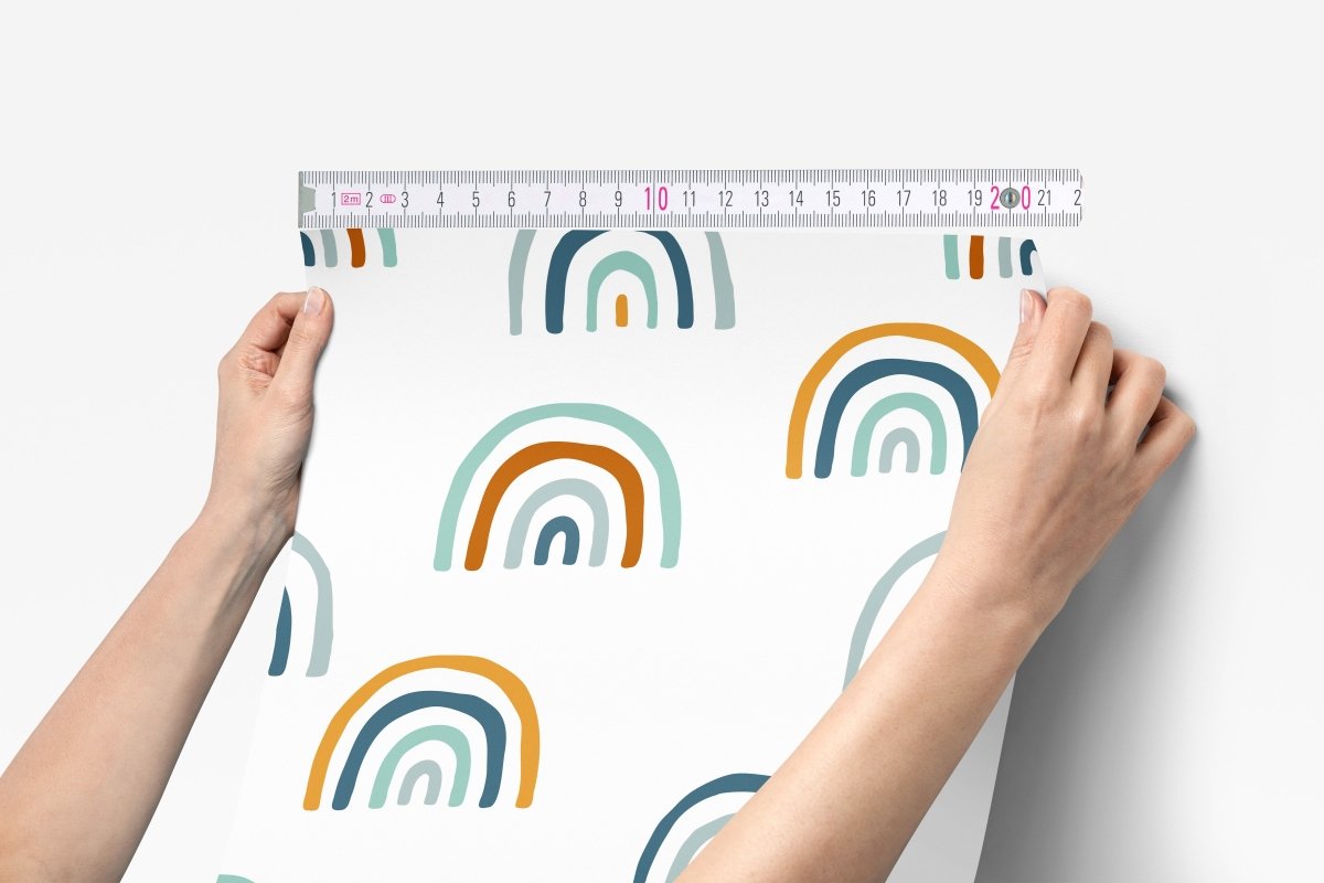 Boho Rainbow Peel & Stick Wallpaper - Boho Rainbow, gender_boy, gender_neutral