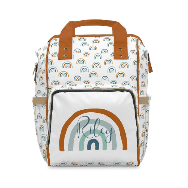 Boho Rainbow Personalized Backpack Diaper Bag - Boho Rainbow, gender_boy, gender_neutral