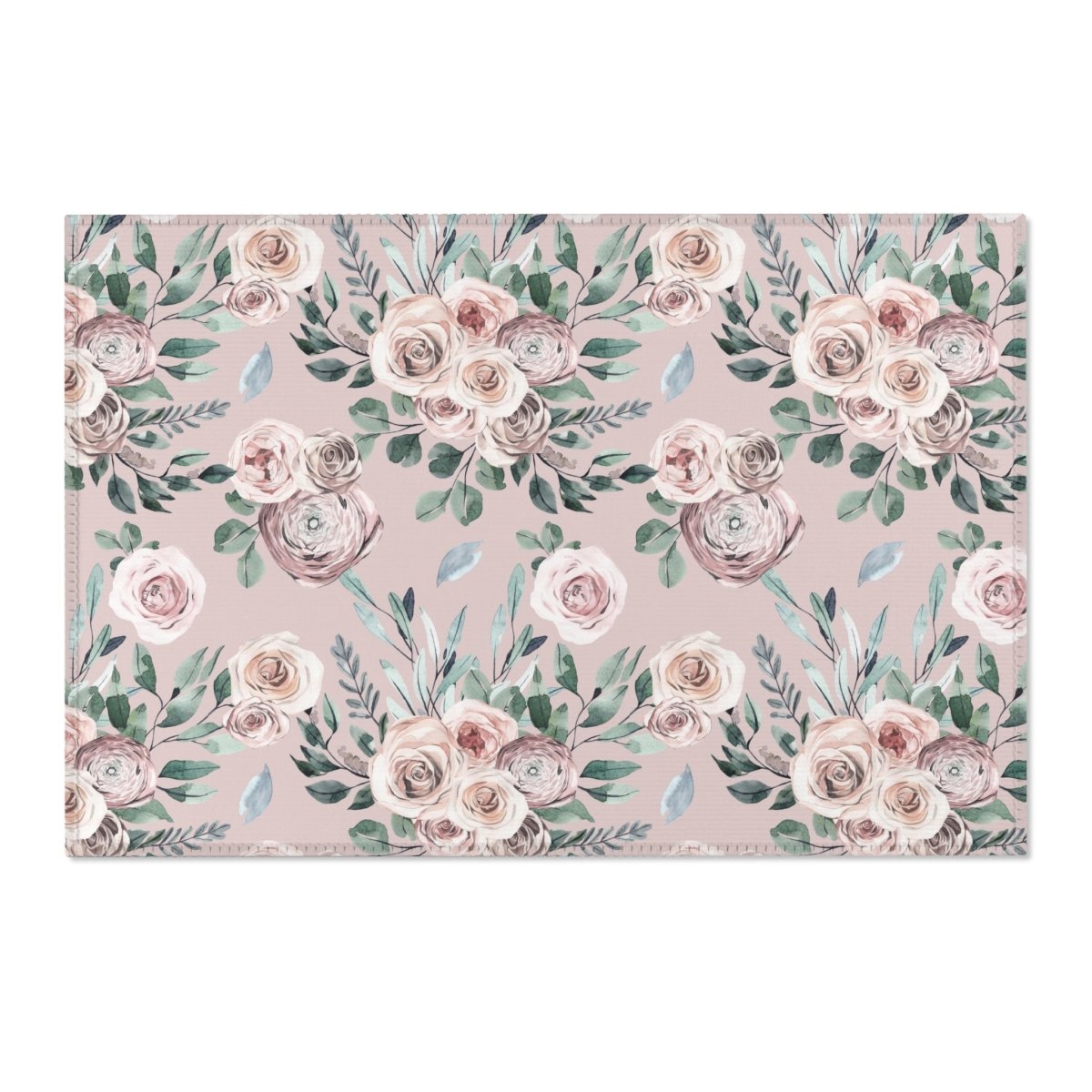 Boho Rose Nursery Rug - Boho Rose, gender_girl, Theme_Boho