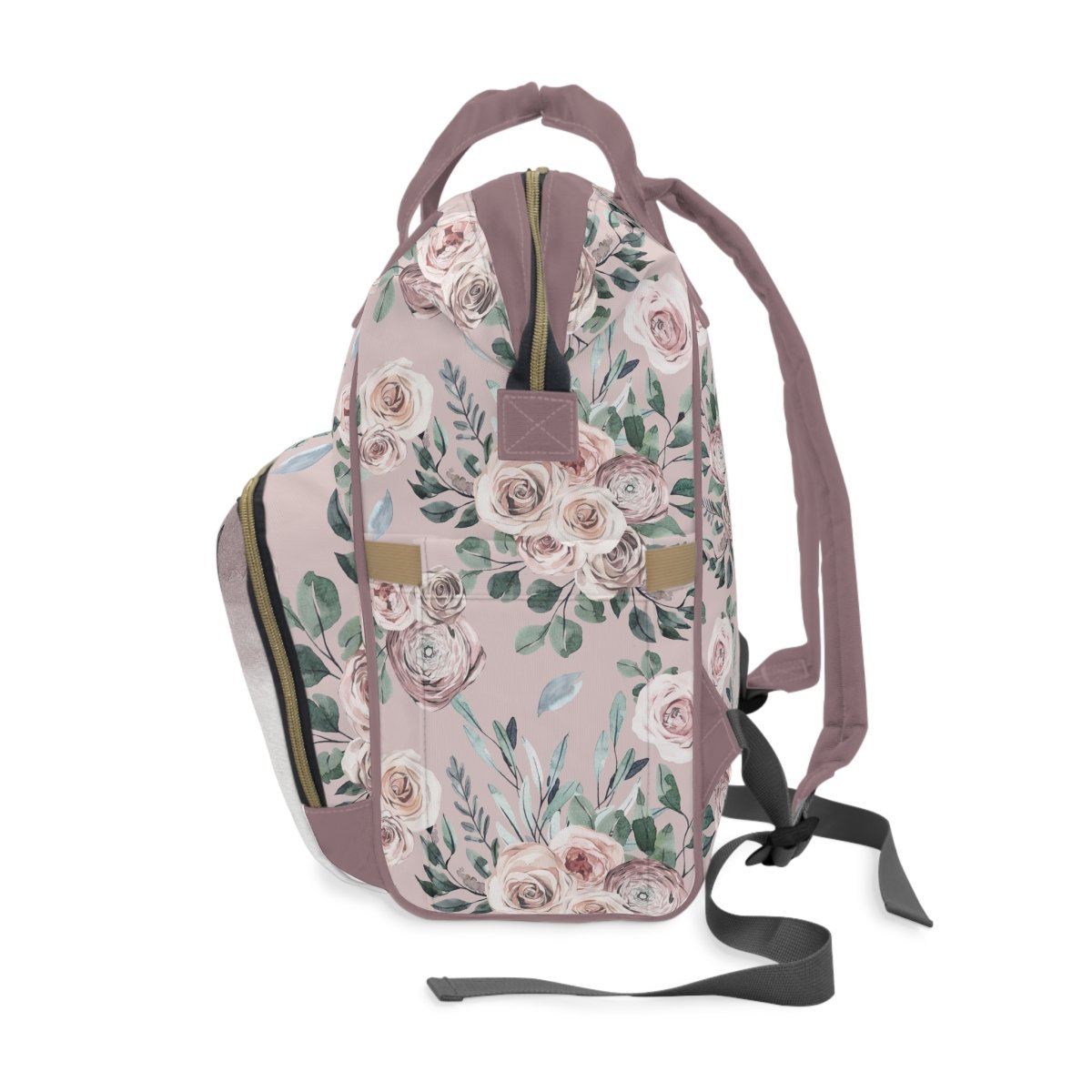 Boho Rose Tribal Personalized Backpack Diaper Bag - Backpack