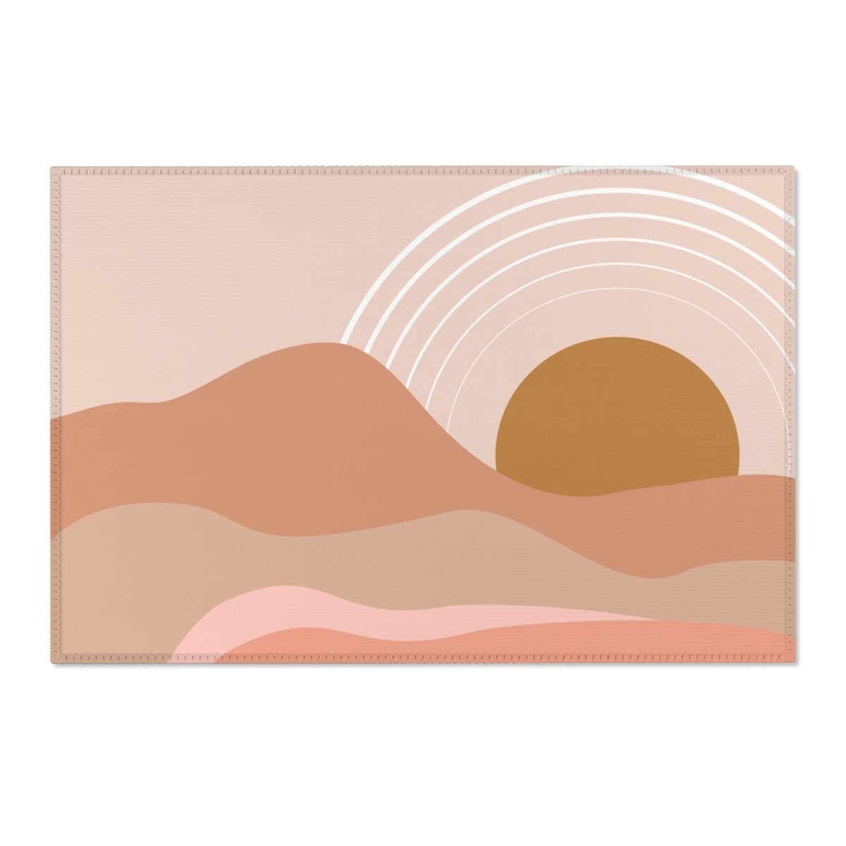 Boho Sunset Nursery Rug