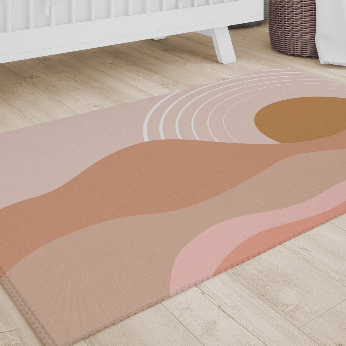 Boho Sunset Nursery Rug - Boho Sunset, gender_girl, Theme_Boho