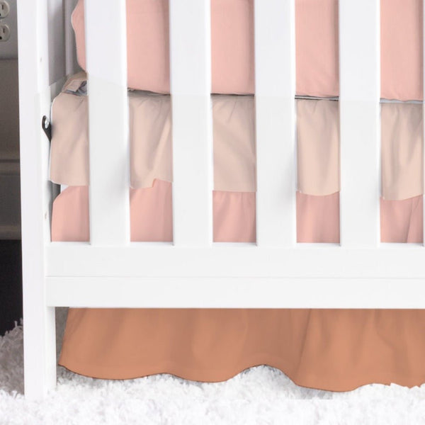 Boho Sunset Ruffled Crib Skirt - Crib Skirt