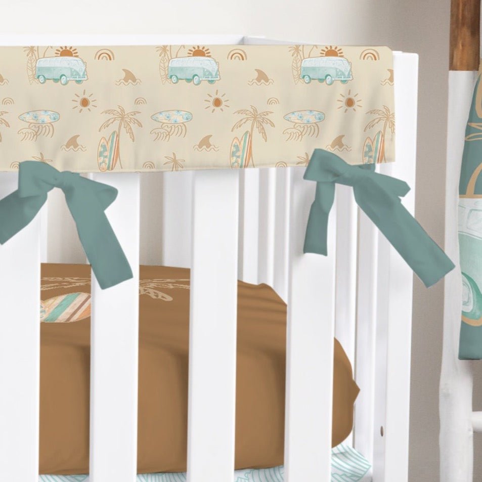 Boho Surfer Crib Rail Guards - Boho Surfer, gender_boy, gender_neutral