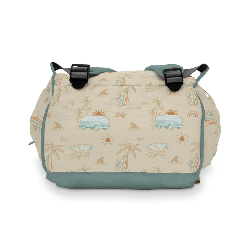 Boho Surfer Personalized Backpack Diaper Bag - Boho Surfer, gender_boy, gender_neutral