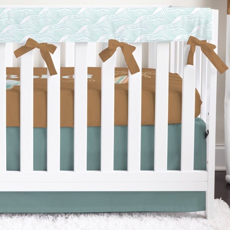 Boho Surfer Solid Crib Bedding - Boho Surfer, gender_boy, gender_neutral