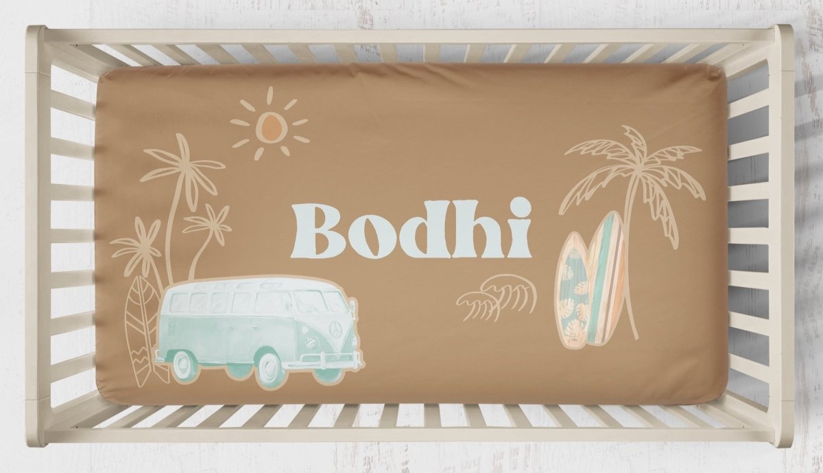 Boho Surfer Solid Crib Bedding - Boho Surfer, gender_boy, gender_neutral