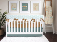 Boho Surfer Solid Crib Bedding - Boho Surfer, gender_boy, gender_neutral