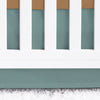 Boho Surfer Solid Dusty Teal Crib Skirt - Boho Surfer, gender_boy, gender_neutral