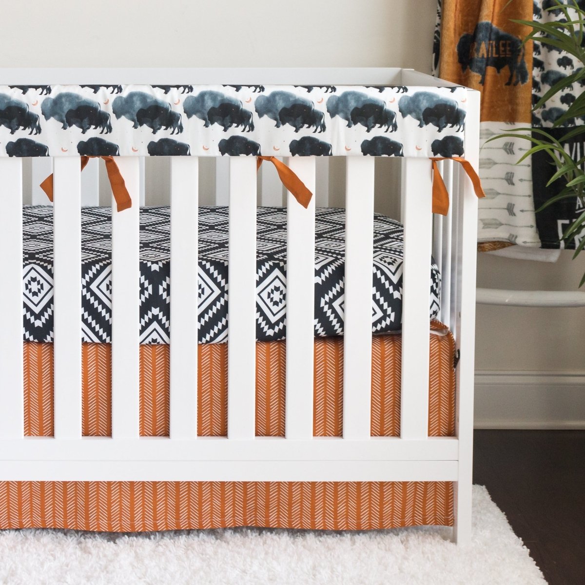 Buffalo Babe Crib Bedding - Buffalo Babe, gender_boy, text