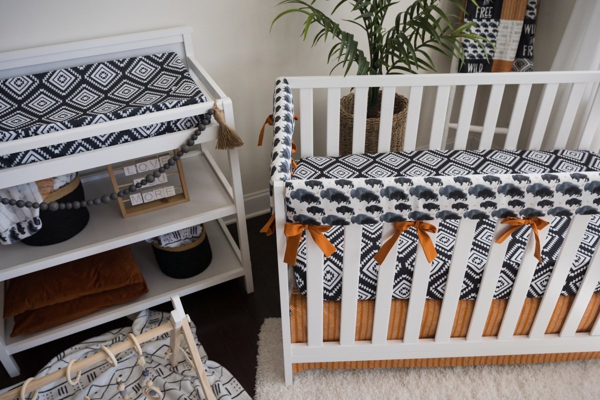 Buffalo Babe Crib Bedding - Buffalo Babe, gender_boy, text