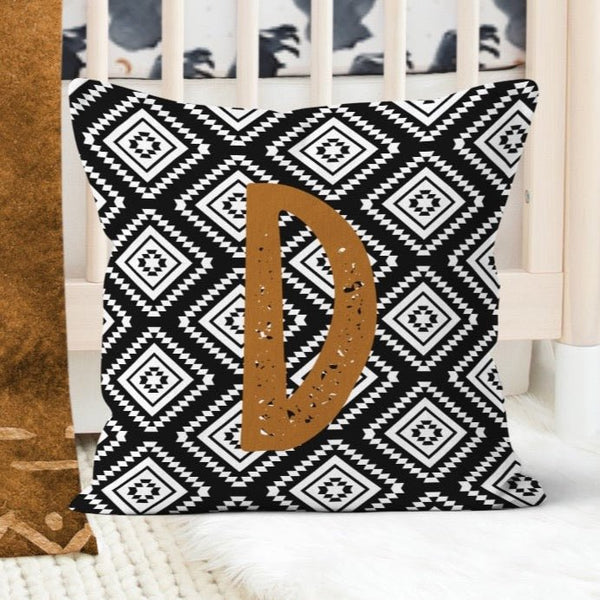 Buffalo Babe Tribal Personalized Throw Pillow - Buffalo Babe, gender_boy, text