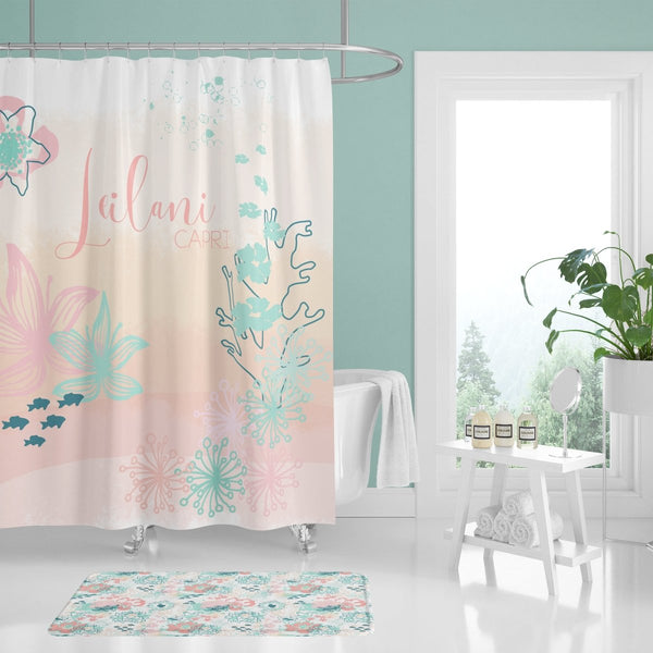 Coral Waves Bathroom Collection - Coral Waves, gender_girl, Theme_Floral