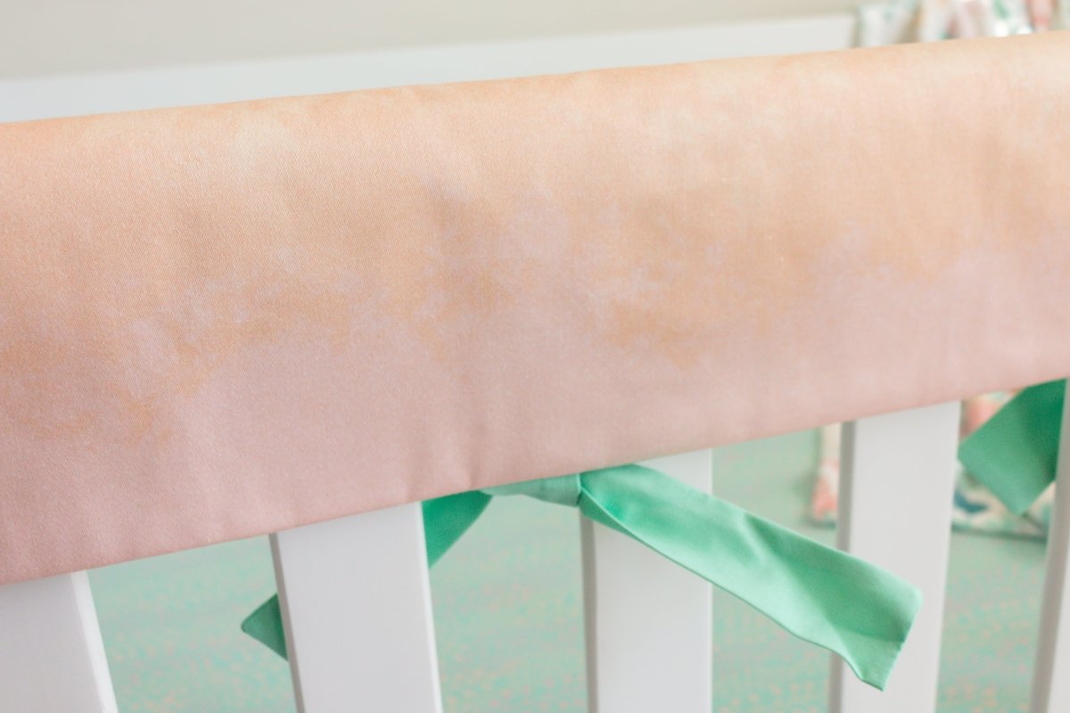 Coral Waves Rail Guard Crib Bedding - Crib Bedding Sets