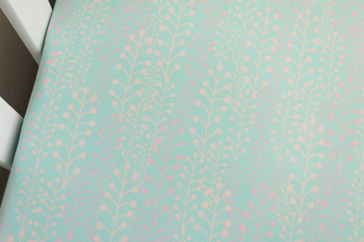 Coral Waves Rail Guard Crib Bedding - Coral Waves, gender_girl, Theme_Floral