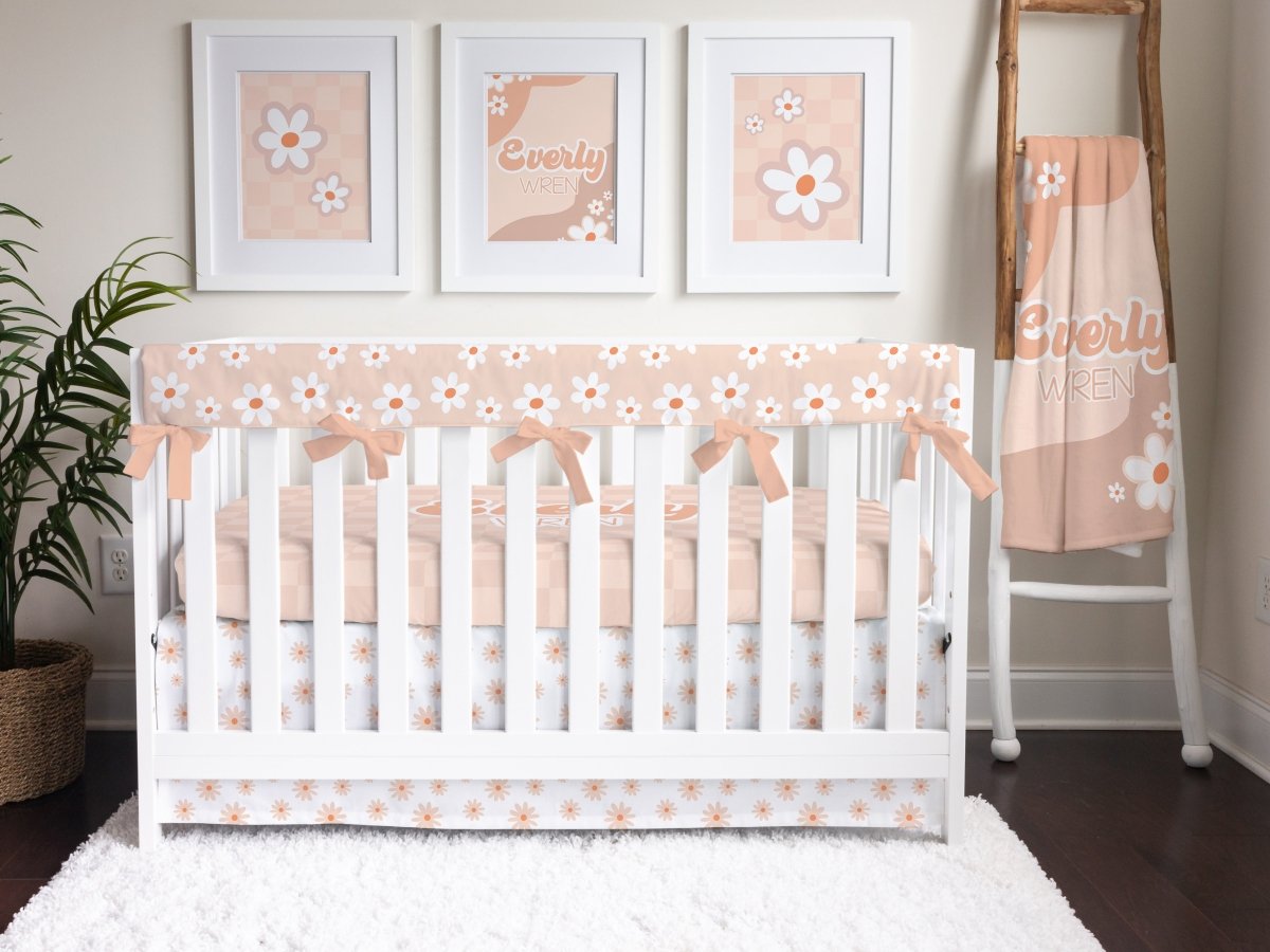 Daisy Floral Crib Bedding - Daisy, gender_girl, text