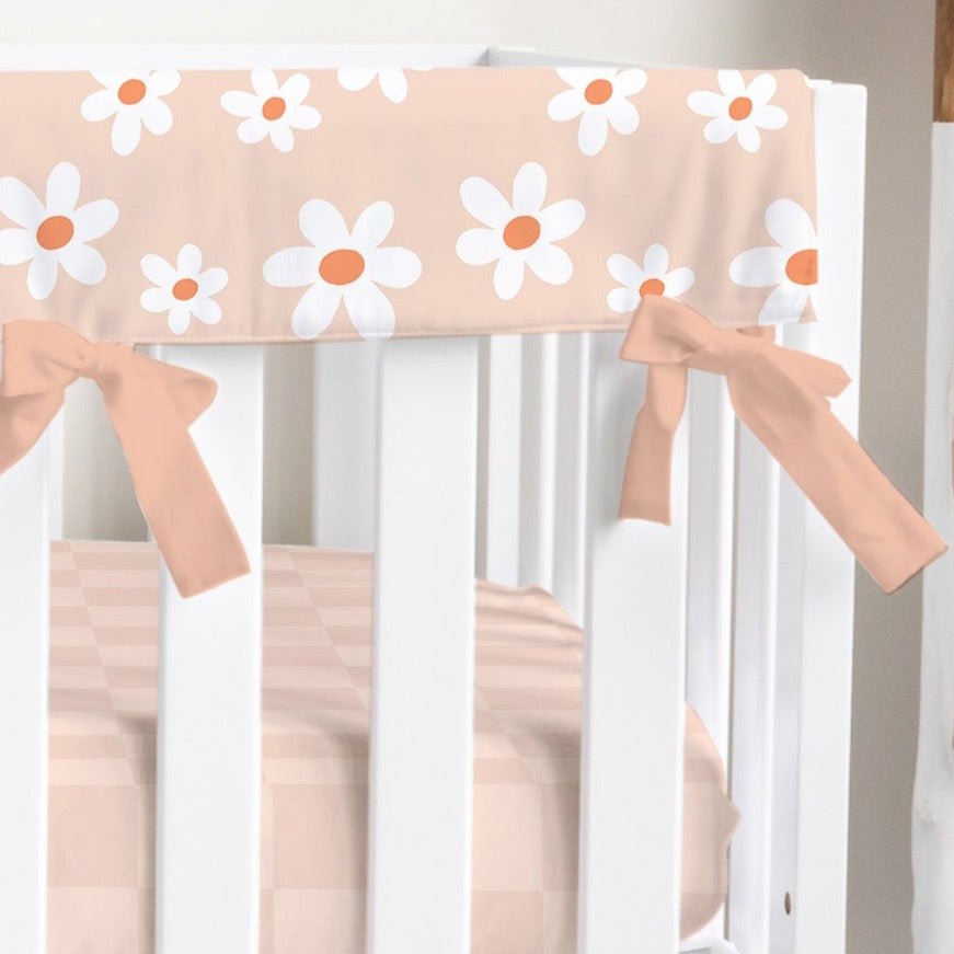 Daisy Floral Crib Rail Guards - Daisy, gender_girl, Theme_Floral