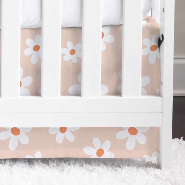 Daisy Floral Crib Skirt - Crib Skirt