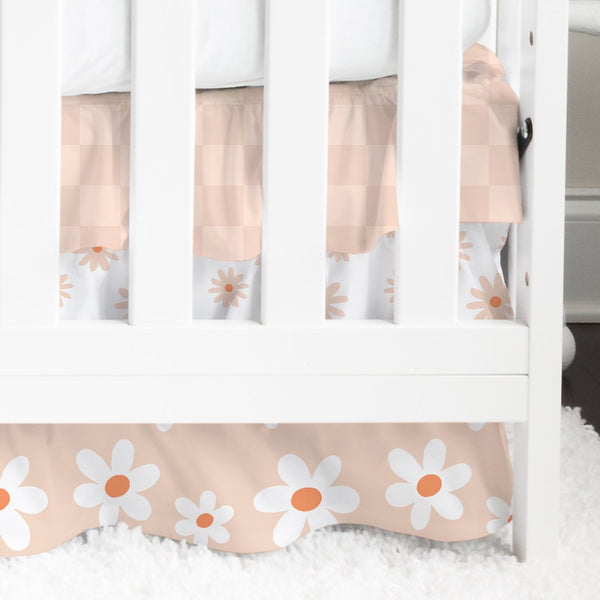 Daisy Ruffled Crib Skirt - Crib Skirt