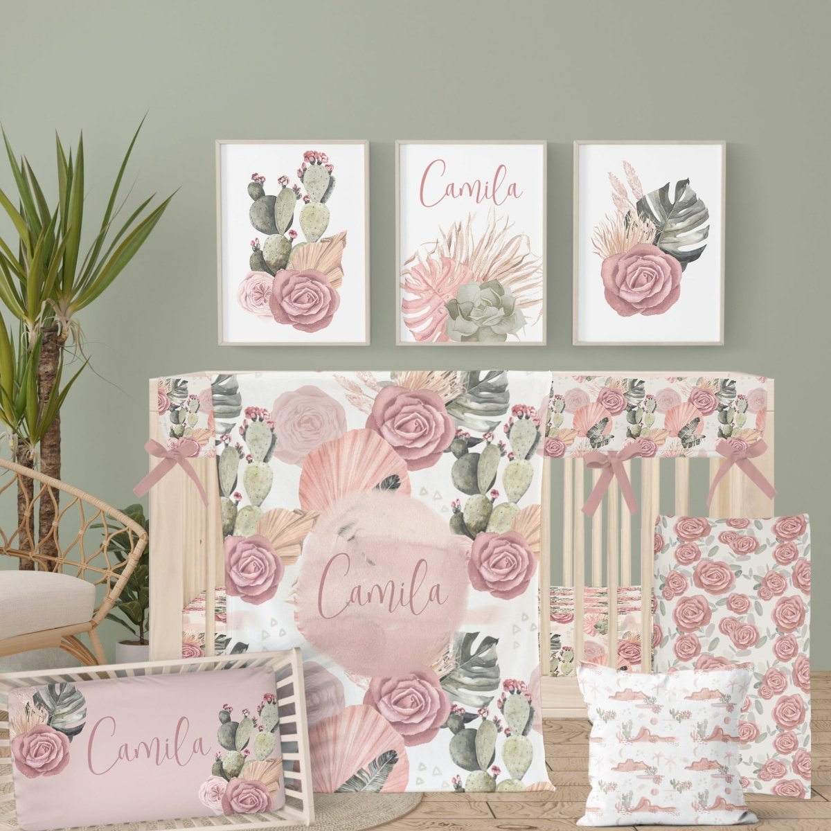 Desert Rose Nursery Collection - Desert Rose, gender_girl, text