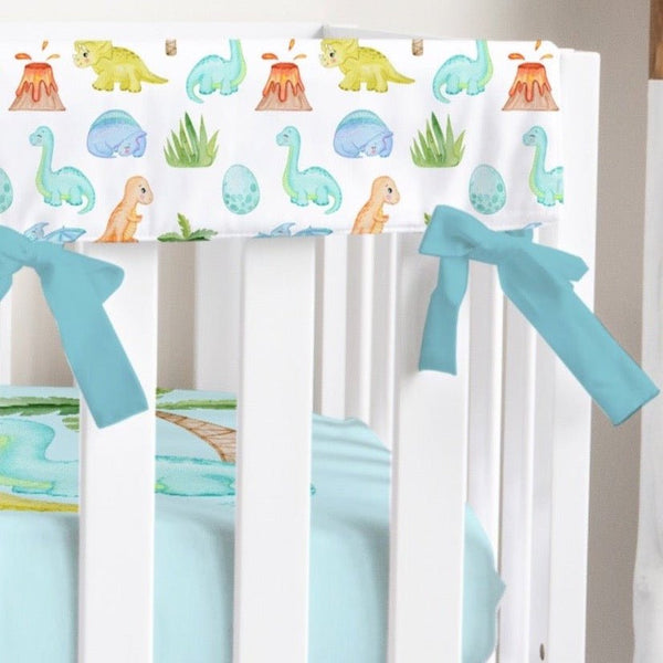 Dino Boy Crib Rail Guards - Dino Boy, gender_boy, Theme_Dinosaur