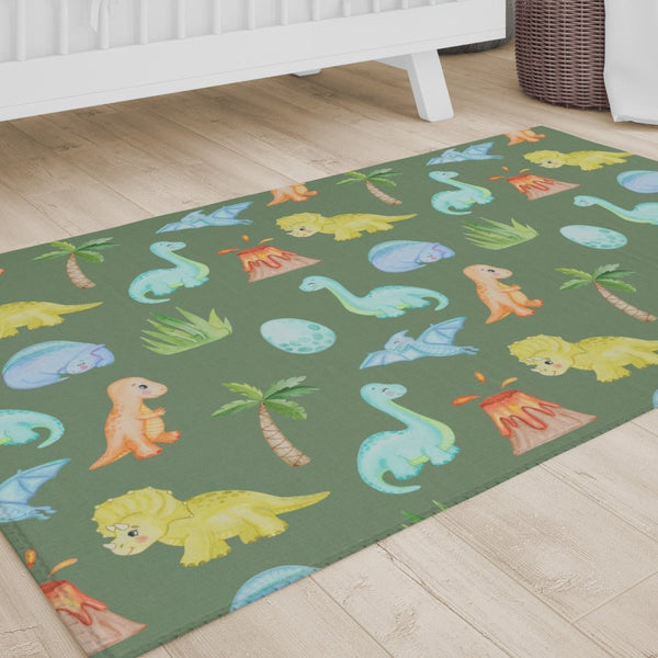 Dino Boy Nursery Rug - Dino Boy, gender_boy, Theme_Dinosaur