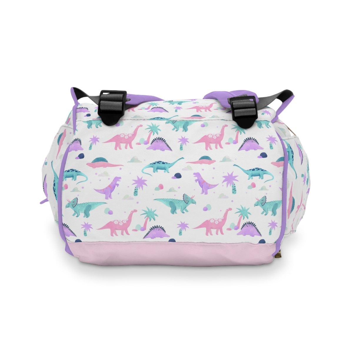 Dino Grrrl Personalized Backpack Diaper Bag - Dino Grrrl, gender_girl, text