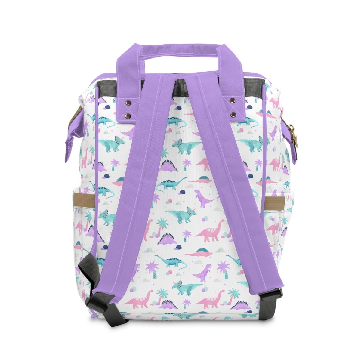 Dino Grrrl Personalized Backpack Diaper Bag - Dino Grrrl, gender_girl, text