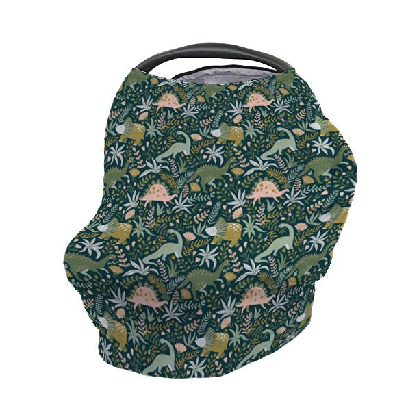 Dinosaur Garden Car Seat Cover - Dinosaur Garden, gender_girl, Theme_Dinosaur