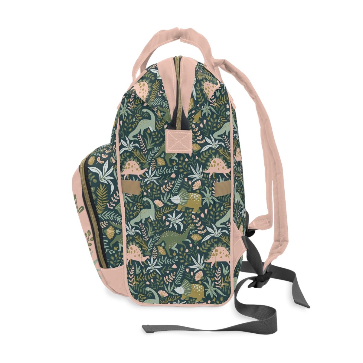 Dinosaur Garden Personalized Backpack Diaper Bag - Backpack