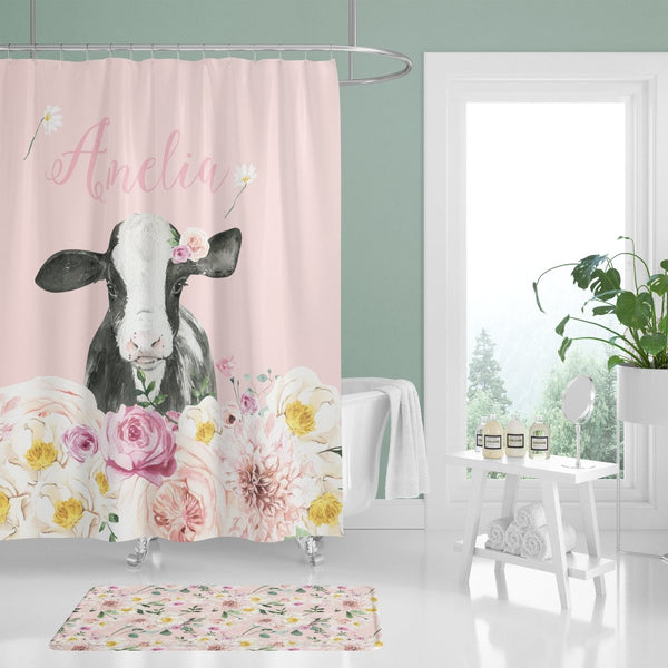 Farm Floral Personalized Bathroom Collection - Farm Floral, gender_girl, text