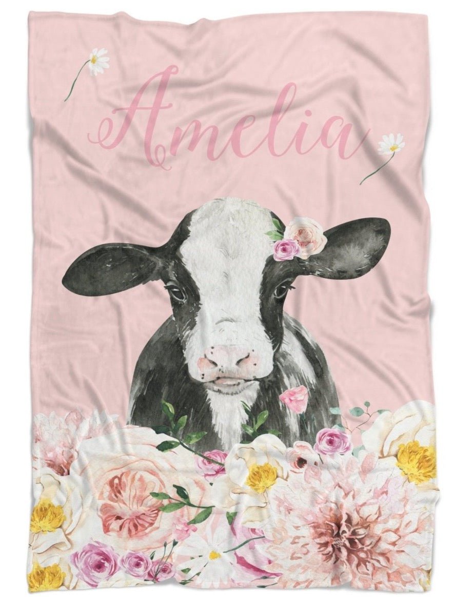 Farm Floral Ruffled Crib Bedding - Farm Floral, gender_girl, text